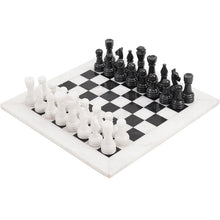 Load image into Gallery viewer, marble-38cm-chess-set-white-and-black-2
