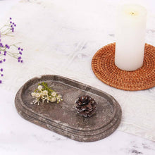Load image into Gallery viewer, marble serving tray, bathroom tray, coffee table tray, decorative tray
