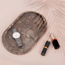 Load image into Gallery viewer, marble serving tray, bathroom tray, coffee table tray, decorative tray
