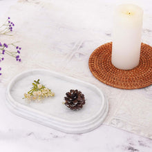 Load image into Gallery viewer, marble serving tray, bathroom tray, coffee table tray, decorative tray
