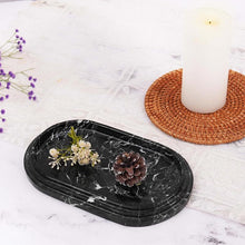 Load image into Gallery viewer, marble serving tray, bathroom tray, coffee table tray, decorative tray
