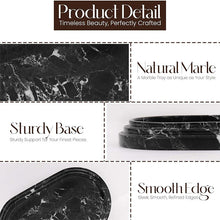 Load image into Gallery viewer, marble serving tray, bathroom tray, coffee table tray, decorative tray
