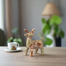 Load image into Gallery viewer, marble animal sculptures, deer statue
