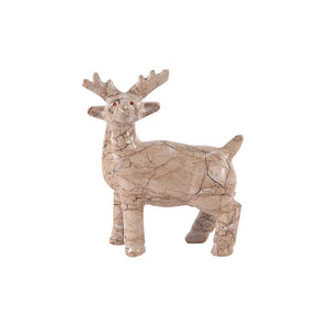 marble animal sculptures, deer statue