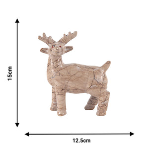 marble animal sculptures, deer statue