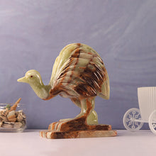 Load image into Gallery viewer, marble animal sculptures, emu statue

