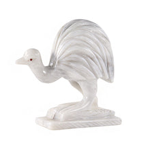 Load image into Gallery viewer, marble animal sculptures, emu statue
