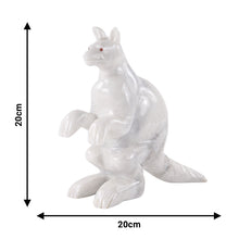 Load image into Gallery viewer, marble animal sculptures, kangaroo statue
