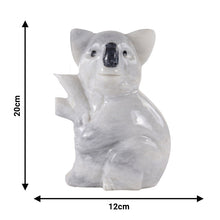 Load image into Gallery viewer, marble animal sculptures, koala statue
