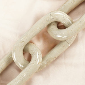 marble chain, chain décor, decorative chain