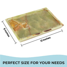 Load image into Gallery viewer, marble serving tray, bathroom tray, coffee table tray, decorative tray
