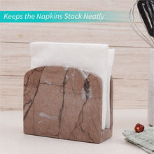Load image into Gallery viewer, napkin holder, marble napkin holder, table napkin holder
