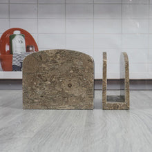 Load image into Gallery viewer, napkin holder, marble napkin holder, table napkin holder

