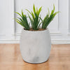 planter, indoor planter, marble planter