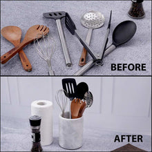 Load image into Gallery viewer, utensil holder-marble utensil holder
