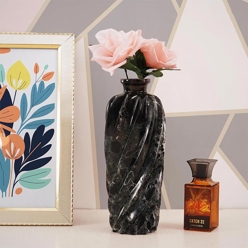 Lined Accent Vase