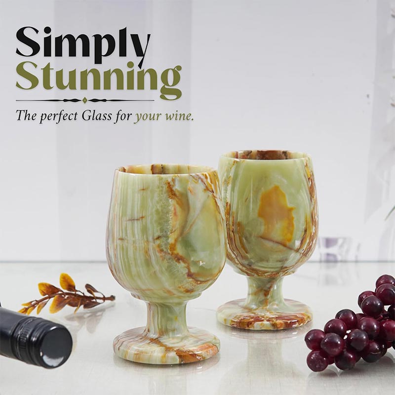 Marble Wine Glasses Collection – Marbliss Homewares