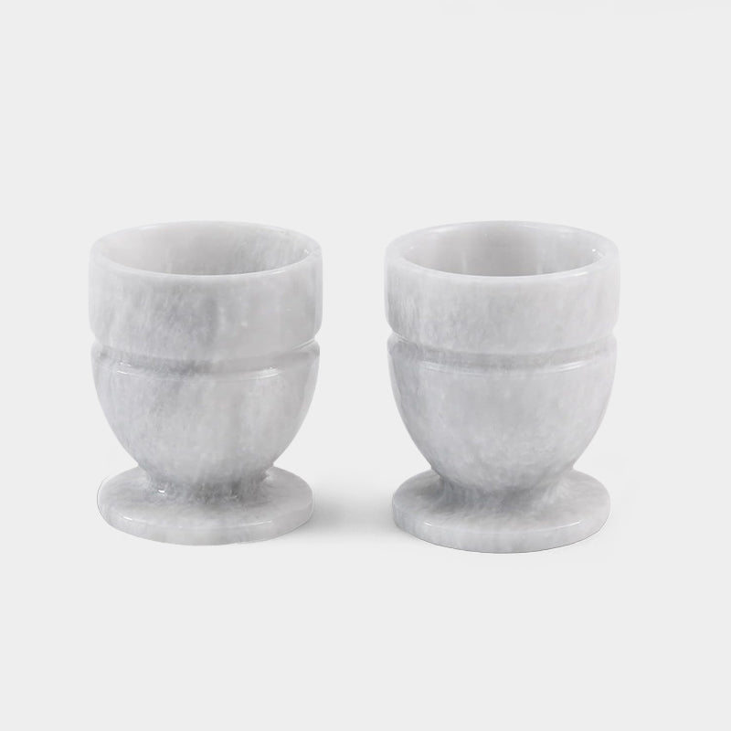 Marble Egg Cups Set