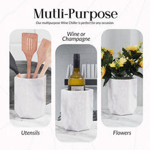 Load image into Gallery viewer, wine chiller, wine chiller, marble wine cooler
